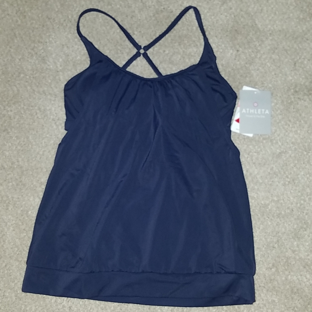 Athleta blousy tankini NWT